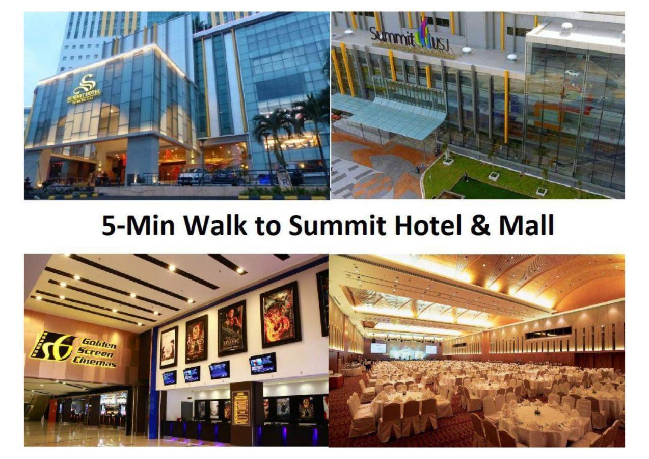 Subang City Residence, 8-9 Pax With Balcony, Walking Distance To Summit, 5Min To Sunway 梳邦再也 外观 照片